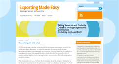 Desktop Screenshot of exporting-made-easy.com