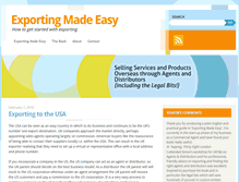 Tablet Screenshot of exporting-made-easy.com